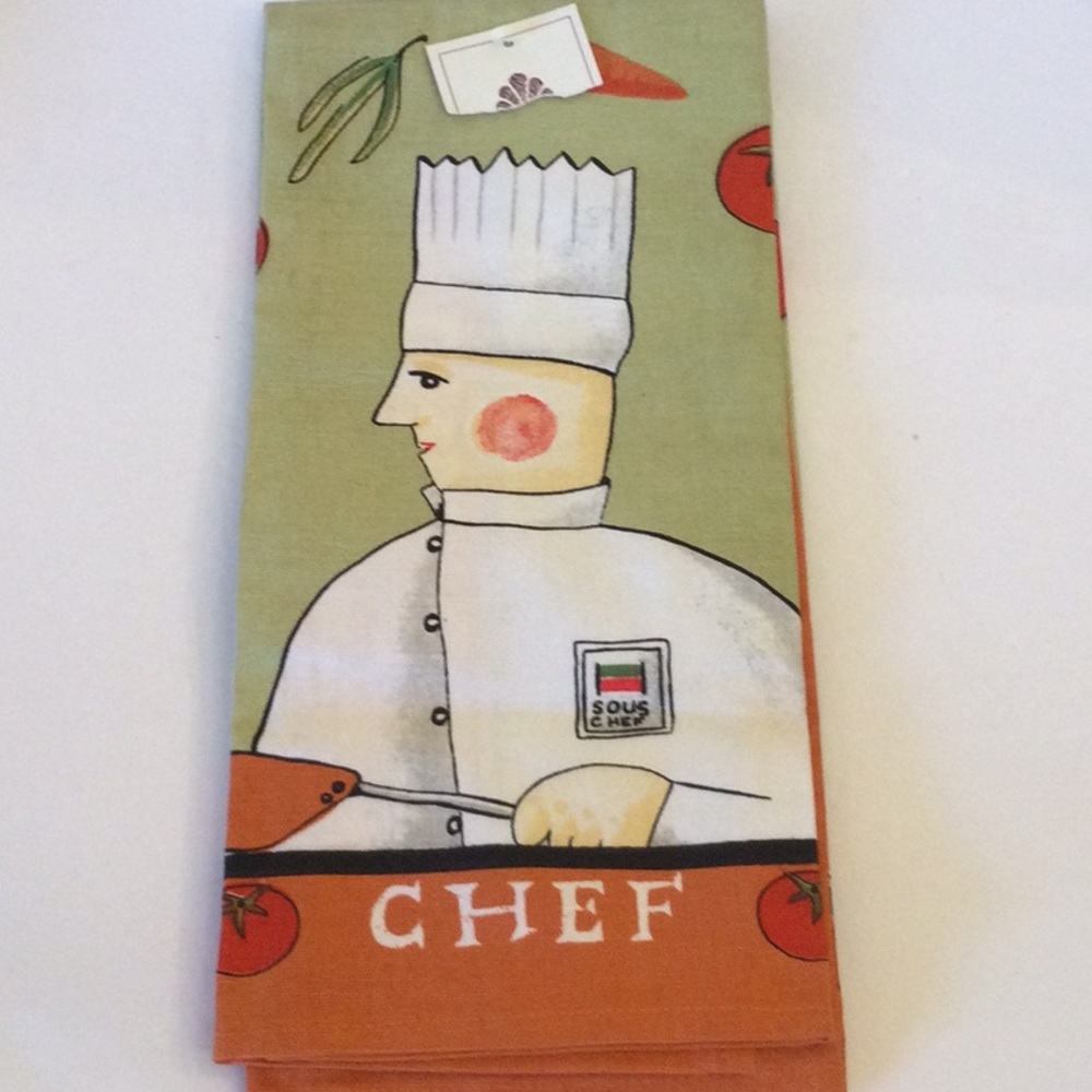 NWT  Kay Dee Dwsigns set of 2 “Chef” dish towels